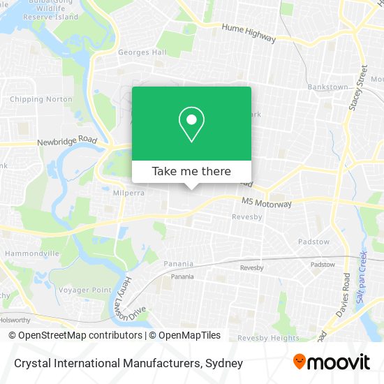 Crystal International Manufacturers map