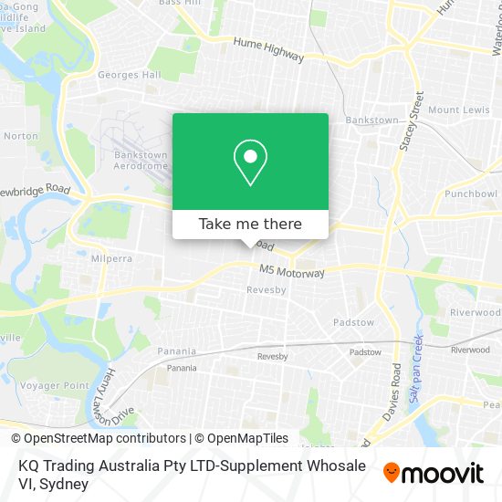 KQ Trading Australia Pty LTD-Supplement Whosale VI map