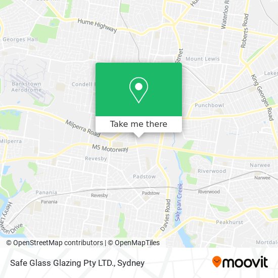 Safe Glass Glazing Pty LTD. map