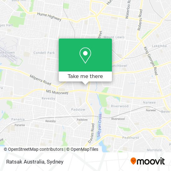 Ratsak Australia map