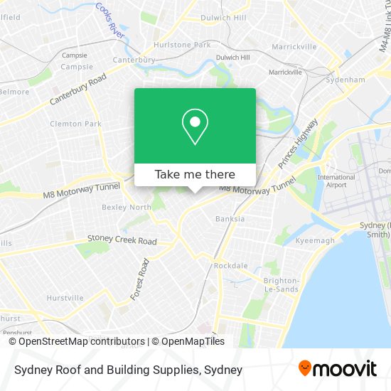 Sydney Roof and Building Supplies map