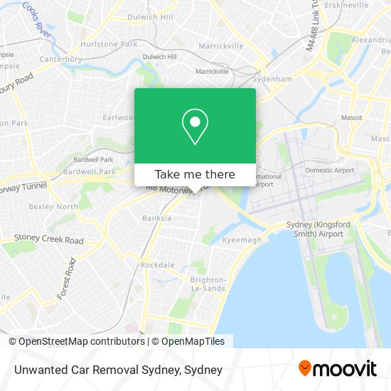 Unwanted Car Removal Sydney map