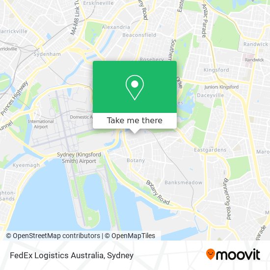 FedEx Logistics Australia map