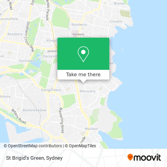 St Brigid's Green map