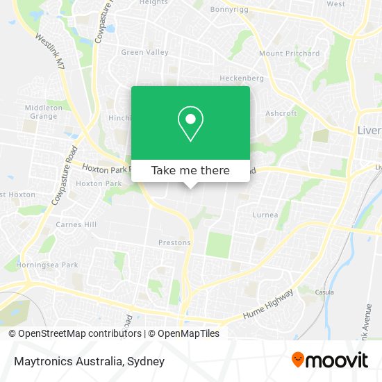 Maytronics Australia map