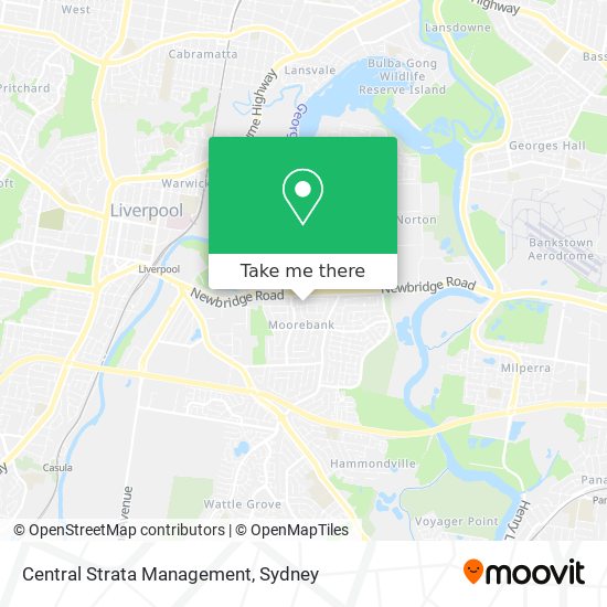 Central Strata Management map