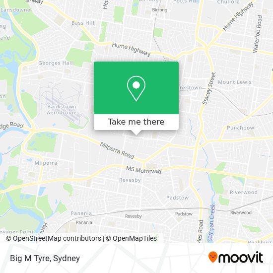 Big M Tyre map