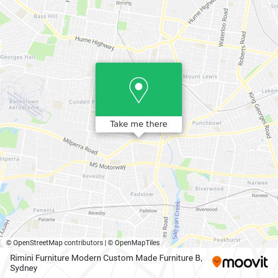 Rimini Furniture Modern Custom Made Furniture B map