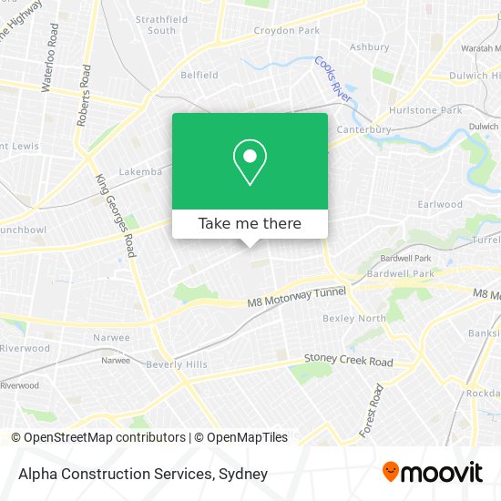 Mapa Alpha Construction Services