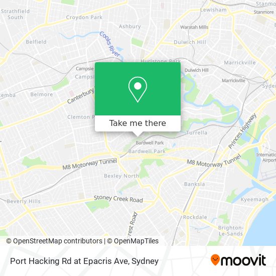 Port Hacking Rd at Epacris Ave map