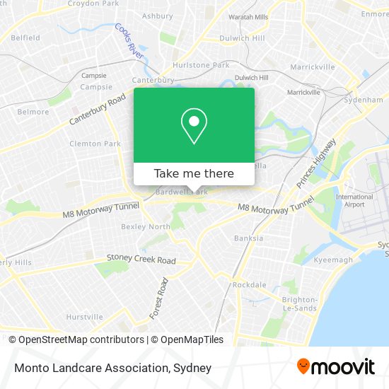 Monto Landcare Association map