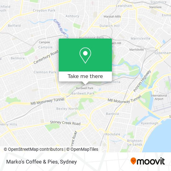 Marko's Coffee & Pies map