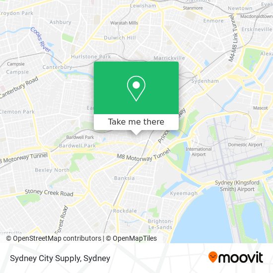 Sydney City Supply map