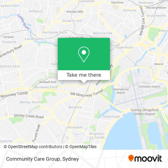 Community Care Group map