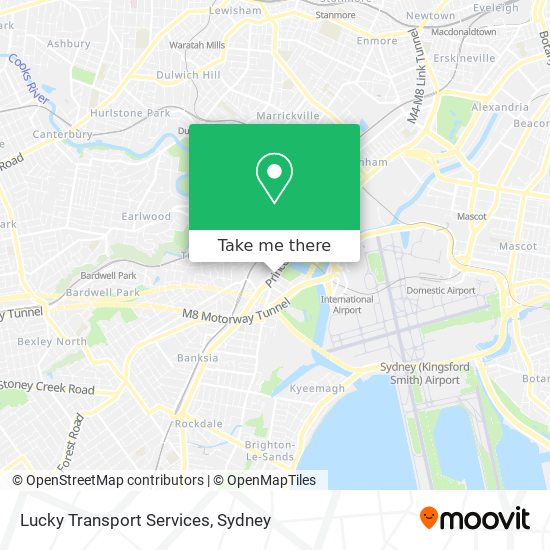 Mapa Lucky Transport Services