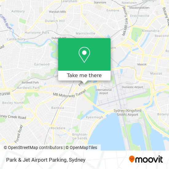 Park & Jet Airport Parking map