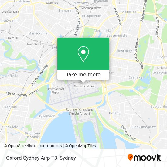 Oxford Sydney Airp T3 map