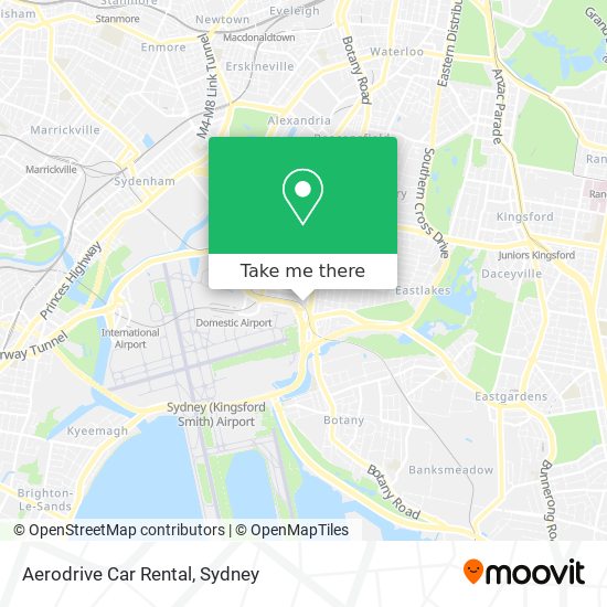 Aerodrive Car Rental map