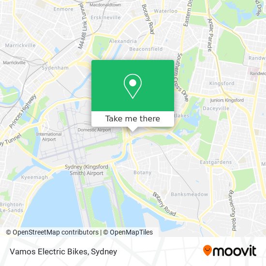 Vamos Electric Bikes map