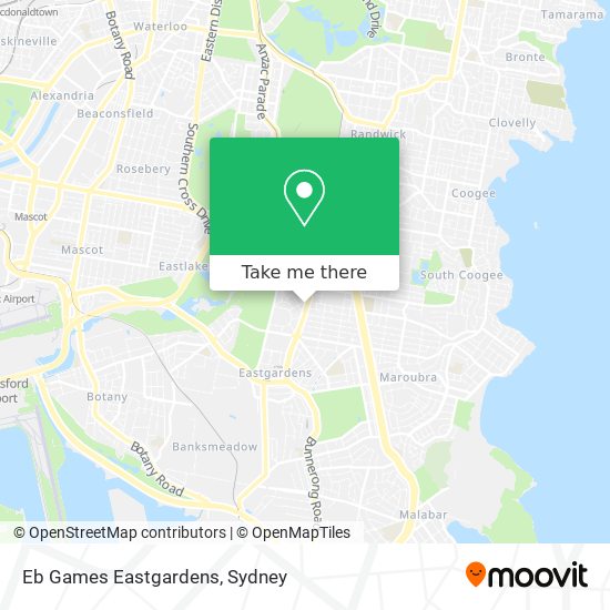Eb Games Eastgardens map