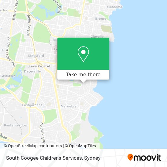 South Coogee Childrens Services map