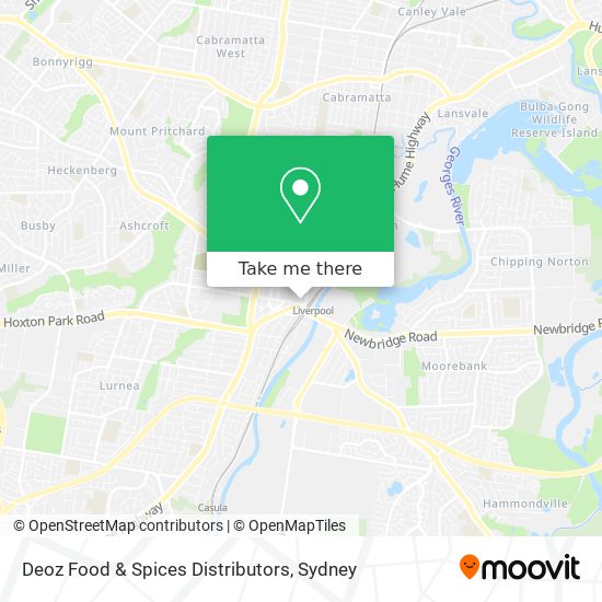 Deoz Food & Spices Distributors map