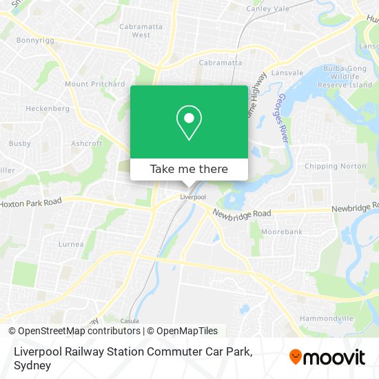 Liverpool Railway Station Commuter Car Park map