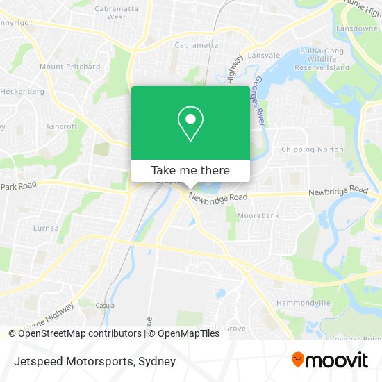 Jetspeed Motorsports map