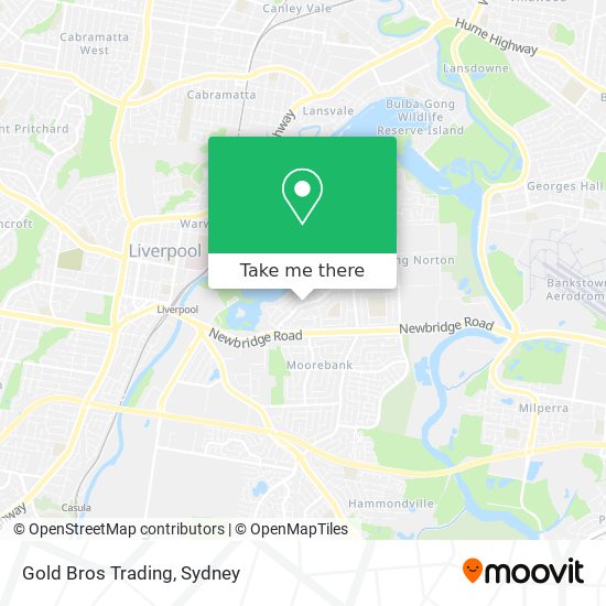 Gold Bros Trading map