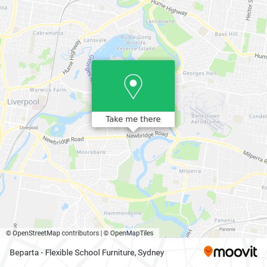 Mapa Beparta - Flexible School Furniture