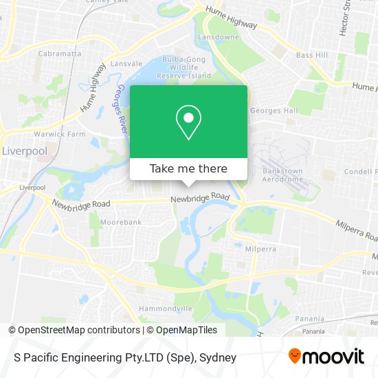 S Pacific Engineering Pty.LTD (Spe) map