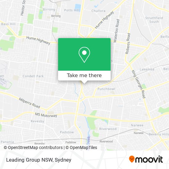 Leading Group NSW map