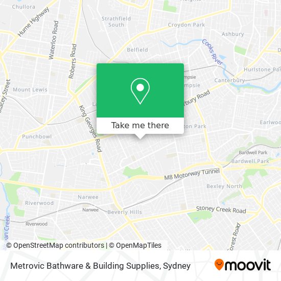 Metrovic Bathware & Building Supplies map