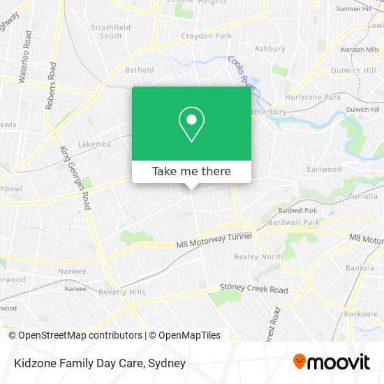 Kidzone Family Day Care map