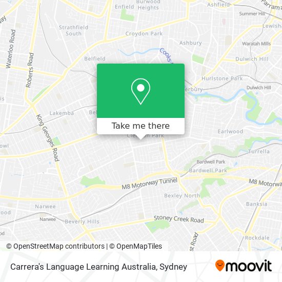 Carrera's Language Learning Australia map