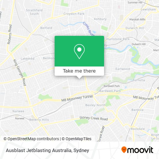 Ausblast Jetblasting Australia map