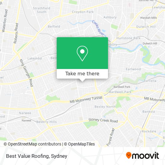 Best Value Roofing map