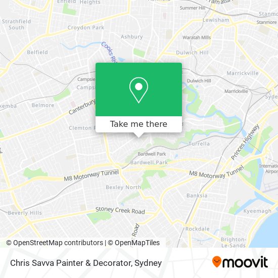 Chris Savva Painter & Decorator map