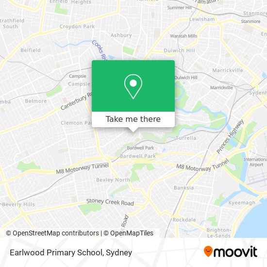 Earlwood Primary School map