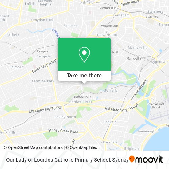 Mapa Our Lady of Lourdes Catholic Primary School