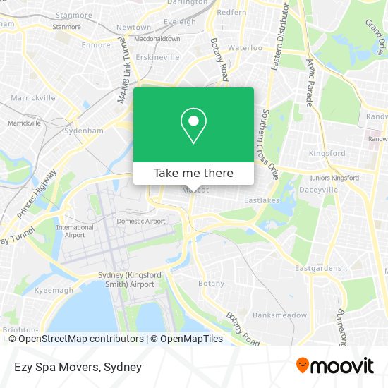 Mapa Ezy Spa Movers