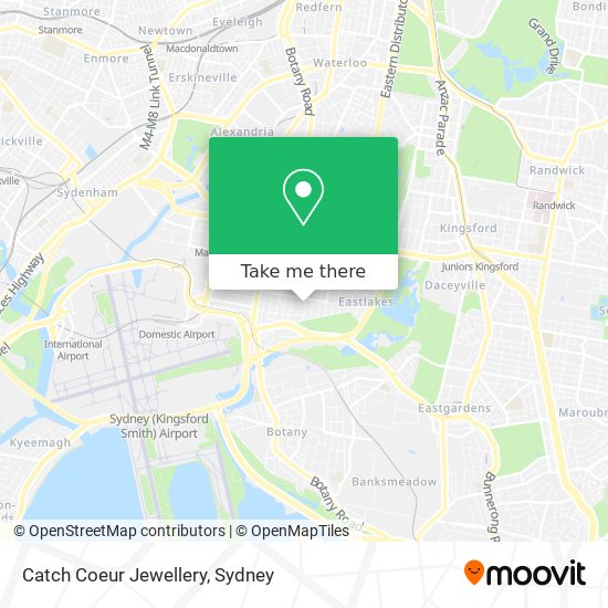 Catch Coeur Jewellery map