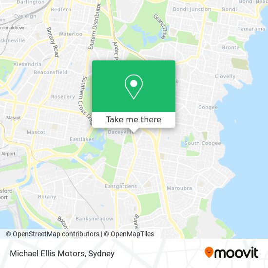 Michael Ellis Motors map