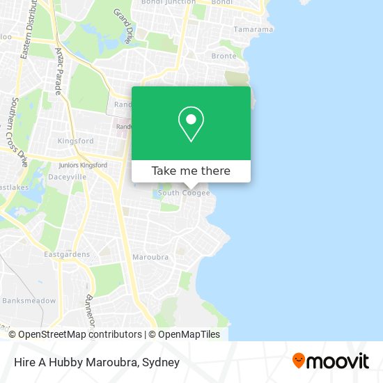 Hire A Hubby Maroubra map
