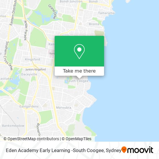 Eden Academy Early Learning -South Coogee map