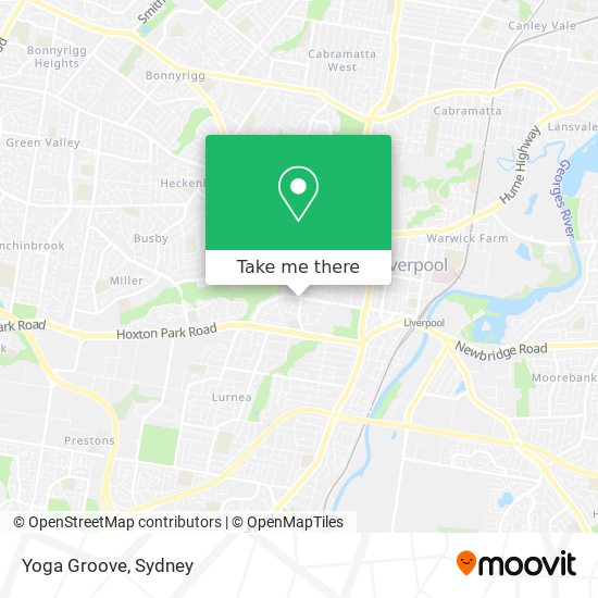 Yoga Groove map