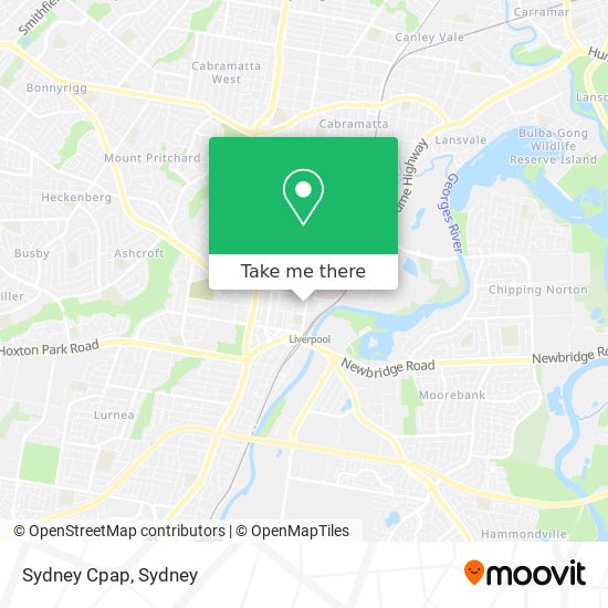 Sydney Cpap map