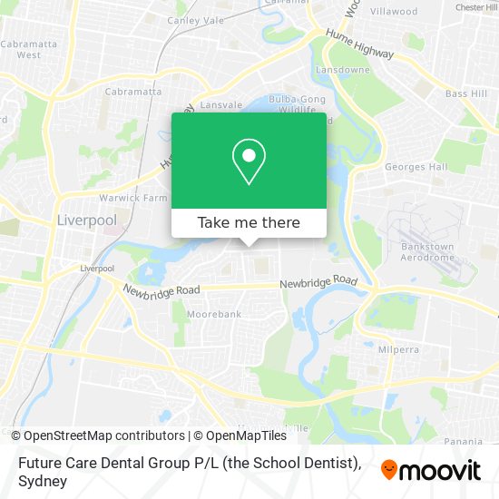 Mapa Future Care Dental Group P / L (the School Dentist)