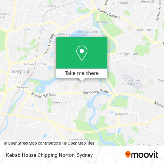 Mapa Kebab House Chipping Norton