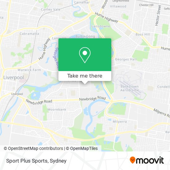 Sport Plus Sports map